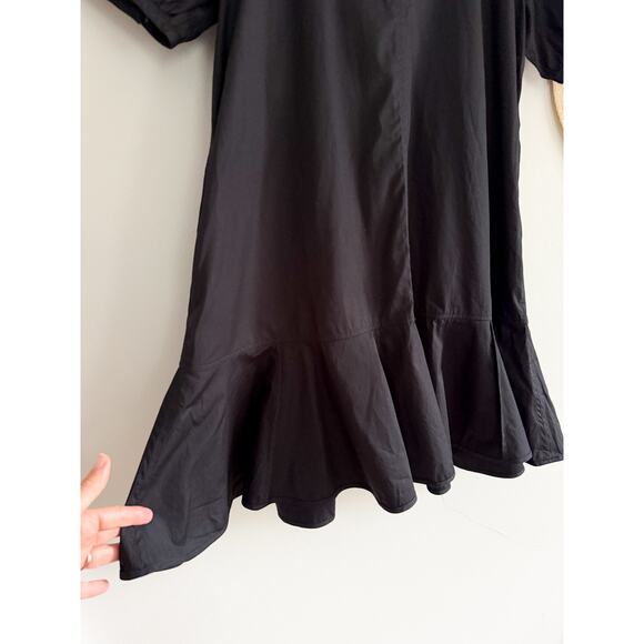 J.Crew | NWT Delilah dress in cotton poplin in Black | Sz PS - Picture 5 of 12